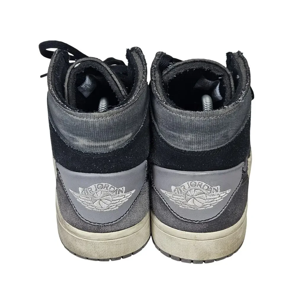 Men's Nike Jordan 1 SE Mid Craft Inside Out Size 10 DM9652-001 Gray / Black